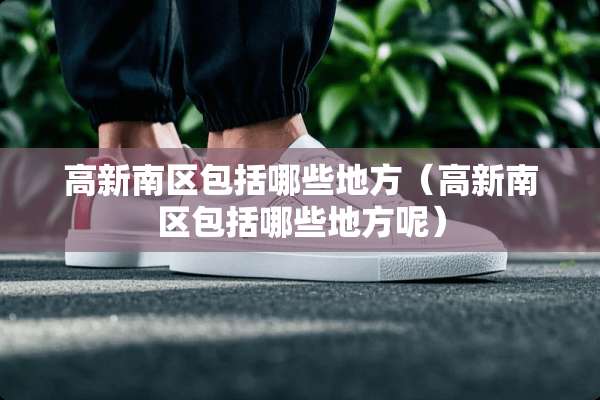 高新南区包括哪些地方（高新南区包括哪些地方呢）
