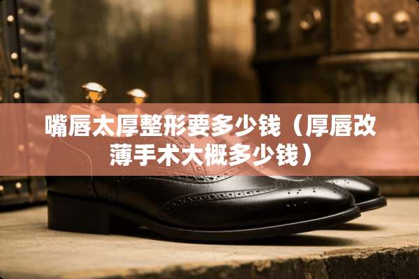 嘴唇太厚整形要多少钱（厚唇改薄手术大概多少钱）