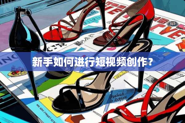 新手如何进行短视频创作？