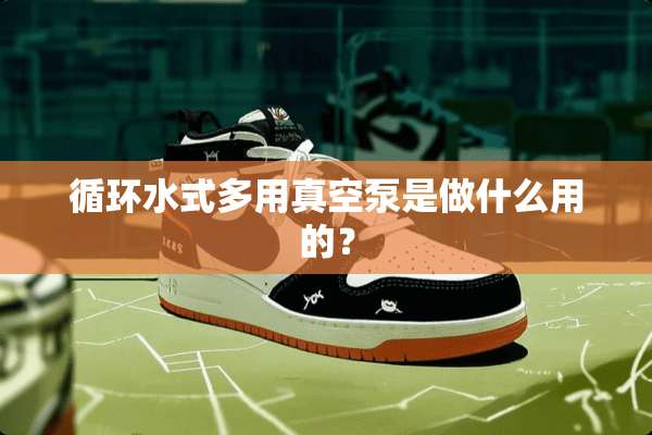循环水式多用真空泵是做什么用的？