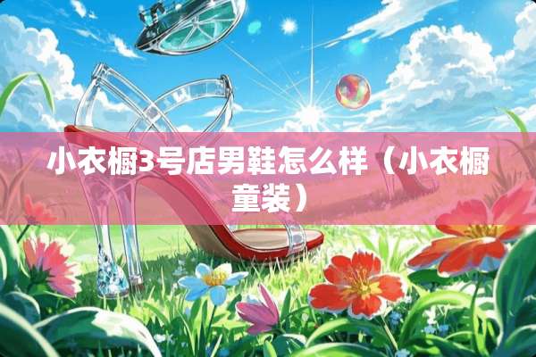 小衣橱3号店男鞋怎么样（小衣橱童装）