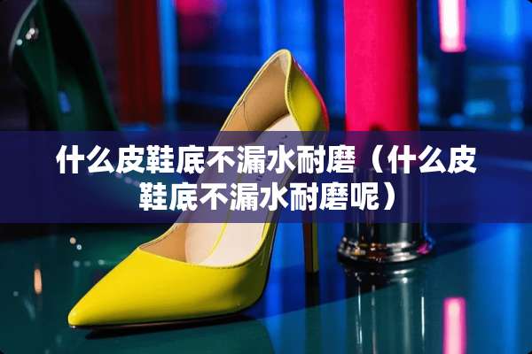 什么皮鞋底不漏水耐磨（什么皮鞋底不漏水耐磨呢）