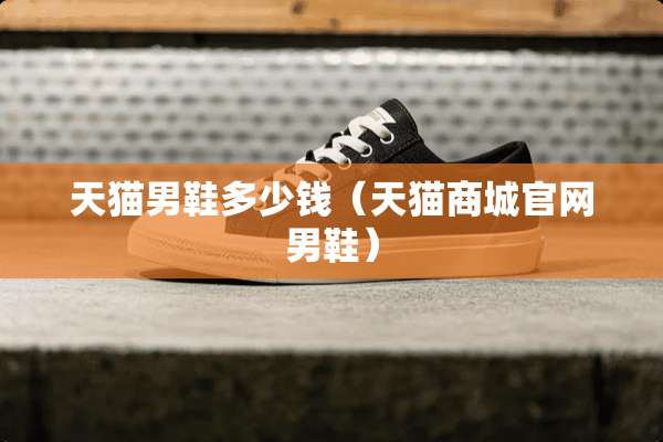 天猫男鞋多少钱（天猫商城官网男鞋）