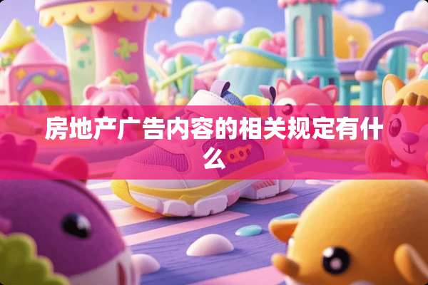 房地产广告内容的相关规定有什么