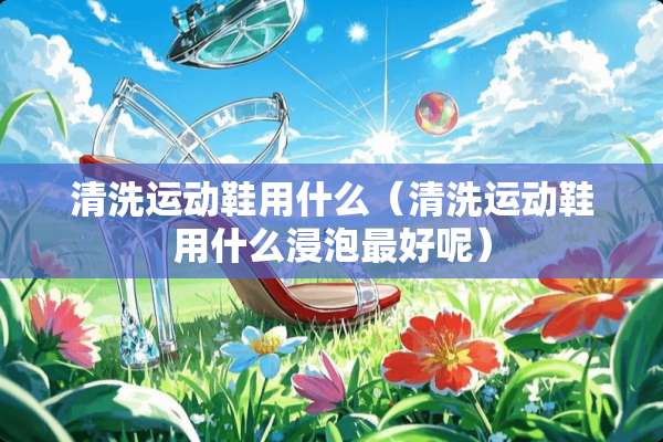 清洗运动鞋用什么（清洗运动鞋用什么浸泡最好呢）