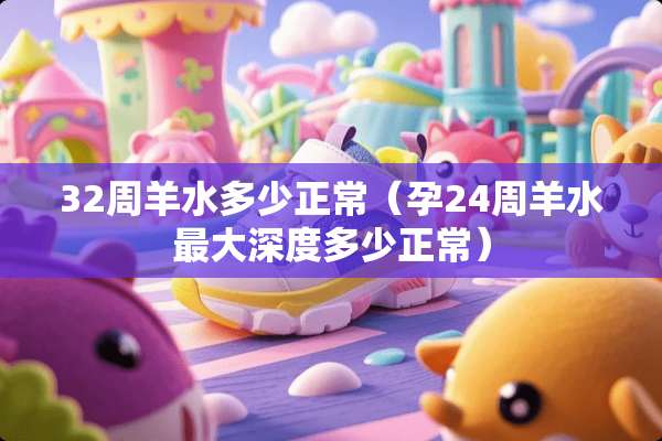32周羊水多少正常（孕24周羊水最大深度多少正常）