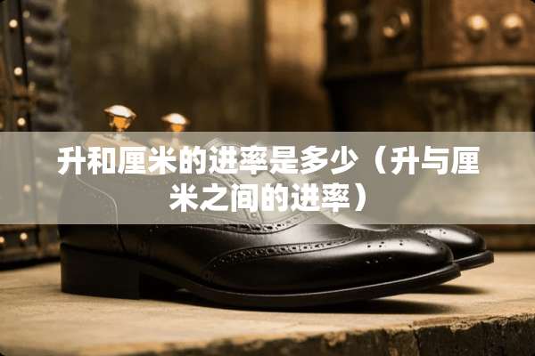 升和厘米的进率是多少（升与厘米之间的进率）