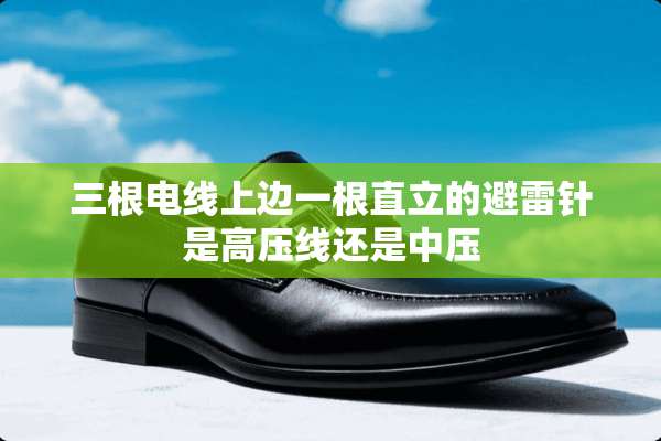 三根电线上边一根直立的避雷针是高压线还是中压