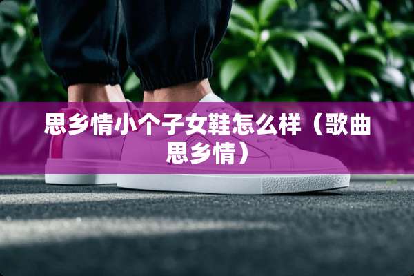 思乡情小个子女鞋怎么样（歌曲思乡情）