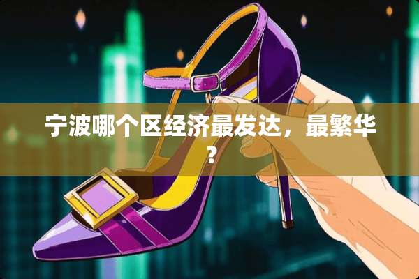 宁波哪个区经济最发达，最繁华？