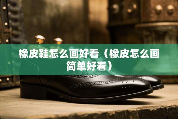 橡皮鞋怎么画好看（橡皮怎么画简单好看）