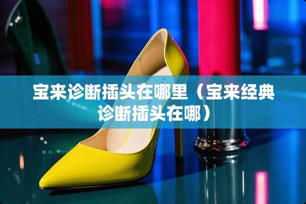 宝来诊断插头在哪里（宝来经典诊断插头在哪）