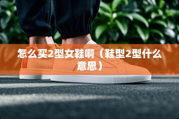 怎么买2型女鞋啊（鞋型2型什么意思）