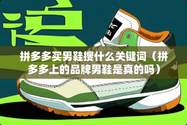拼多多买男鞋搜什么关键词（拼多多上的品牌男鞋是真的吗）