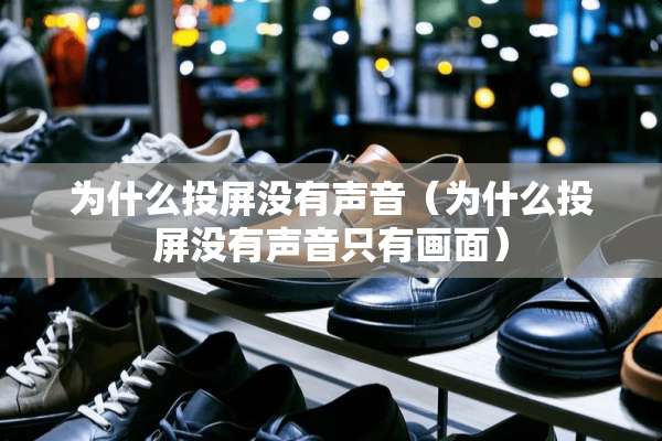为什么投屏没有声音（为什么投屏没有声音只有画面）