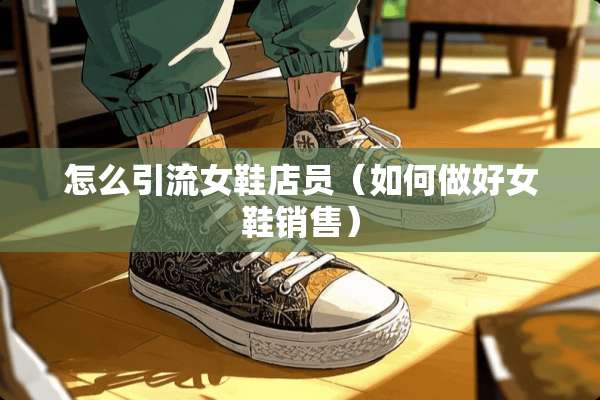 怎么引流女鞋店员（如何做好女鞋销售）