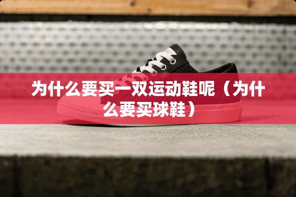 为什么要买一双运动鞋呢（为什么要买球鞋）