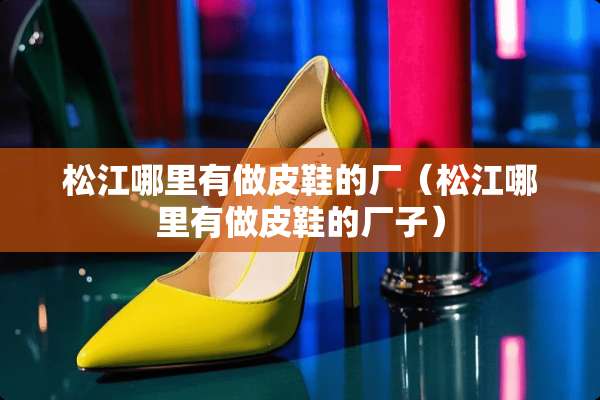 松江哪里有做皮鞋的厂（松江哪里有做皮鞋的厂子）