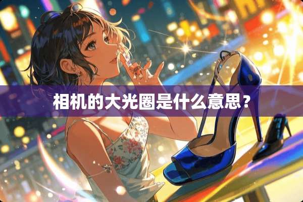 相机的大光圈是什么意思？