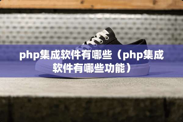 php集成软件有哪些（php集成软件有哪些功能）