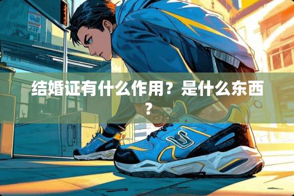 结婚证有什么作用？是什么东西？