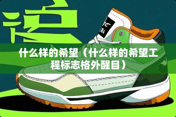 什么样的希望（什么样的希望工程标志格外醒目）