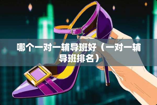 哪个一对一辅导班好（一对一辅导班排名）