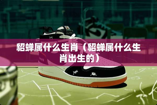 貂蝉属什么生肖（貂蝉属什么生肖出生的）