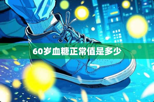 60岁血糖正常值是多少