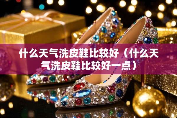 什么天气洗皮鞋比较好（什么天气洗皮鞋比较好一点）