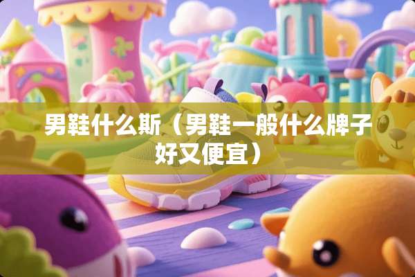 男鞋什么斯（男鞋一般什么牌子好又便宜）