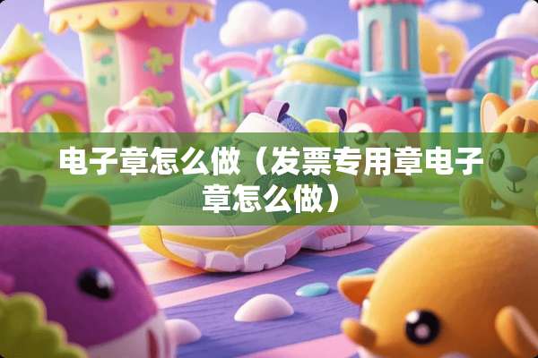 电子章怎么做（**专用章电子章怎么做）