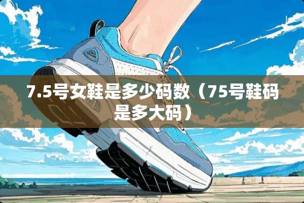 7.5号女鞋是多少码数（75号鞋码是多大码）