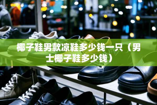 椰子鞋男款凉鞋多少钱一只（男士椰子鞋多少钱）