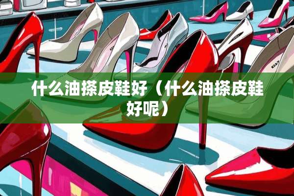什么油搽皮鞋好（什么油搽皮鞋好呢）