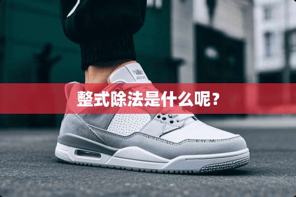 整式除法是什么呢？