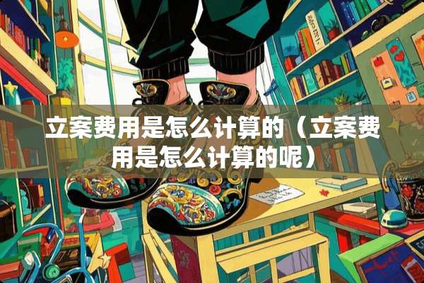 立案费用是怎么计算的（立案费用是怎么计算的呢）