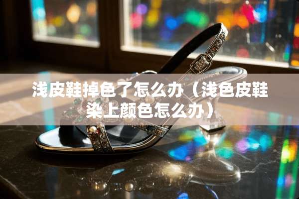 浅皮鞋掉色了怎么办（浅色皮鞋染上颜色怎么办）
