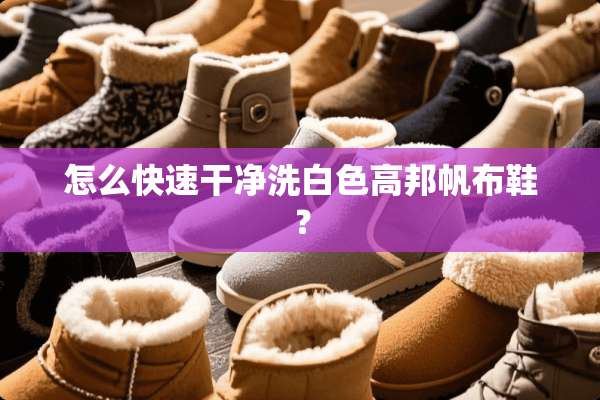 怎么快速干净洗白色高邦帆布鞋？