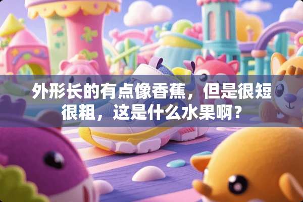 外形长的有点像香蕉，但是很短很粗，这是什么水果啊？