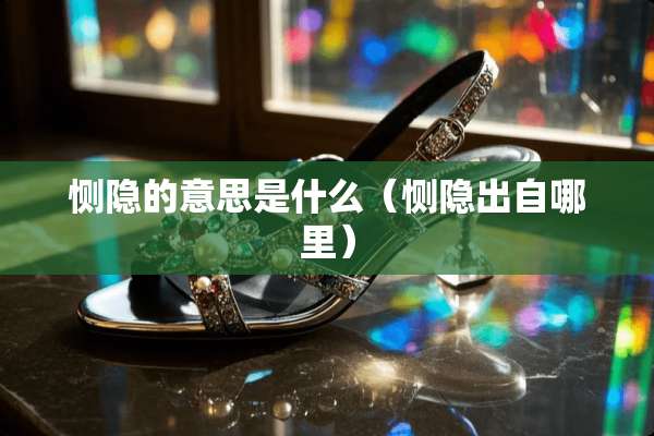 恻隐的意思是什么（恻隐出自哪里）