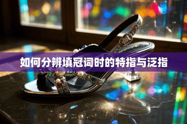 如何分辨填冠词时的特指与泛指