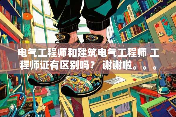 电气工程师和建筑电气工程师 工程师证有区别吗？ 谢谢啦。。。