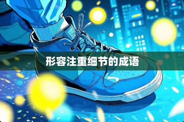 形容注重细节的成语