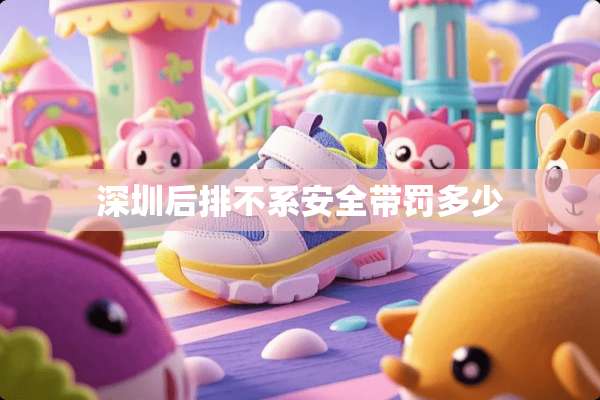 深圳后排不系安全带罚多少