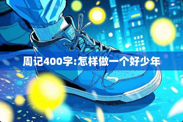 周记400字:怎样做一个好少年