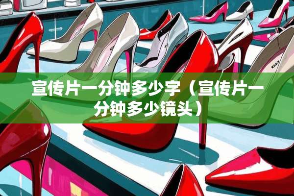 宣传片一分钟多少字（宣传片一分钟多少镜头）