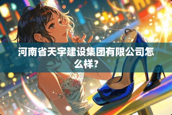 河南省天宇建设集团有限公司怎么样？