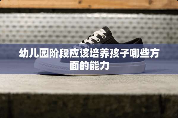 幼儿园阶段应该培养孩子哪些方面的能力