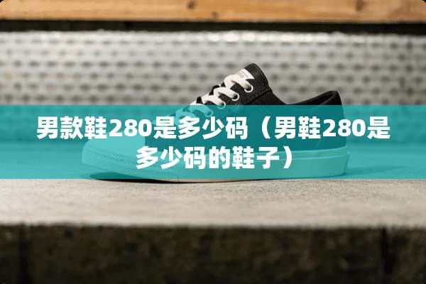 男款鞋280是多少码（男鞋280是多少码的鞋子）